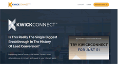 Desktop Screenshot of kwickconnect.com